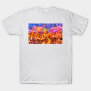 Bremen; Germany; Slaughter; Battle magic; Christmas Market; abstract T-Shirt